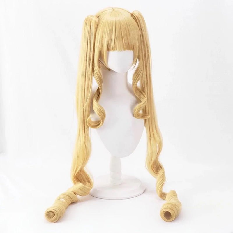 L - email Wig Rozen Maiden Shinku Double Ponytail Gold 120cm Wig - lemailwigs