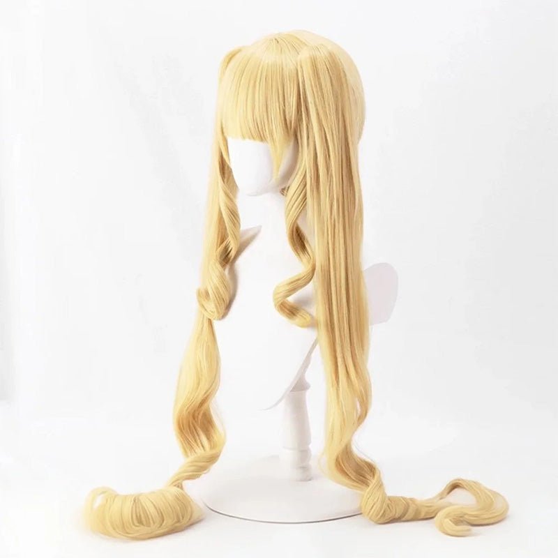 L - email Wig Rozen Maiden Shinku Double Ponytail Gold 120cm Wig - lemailwigs
