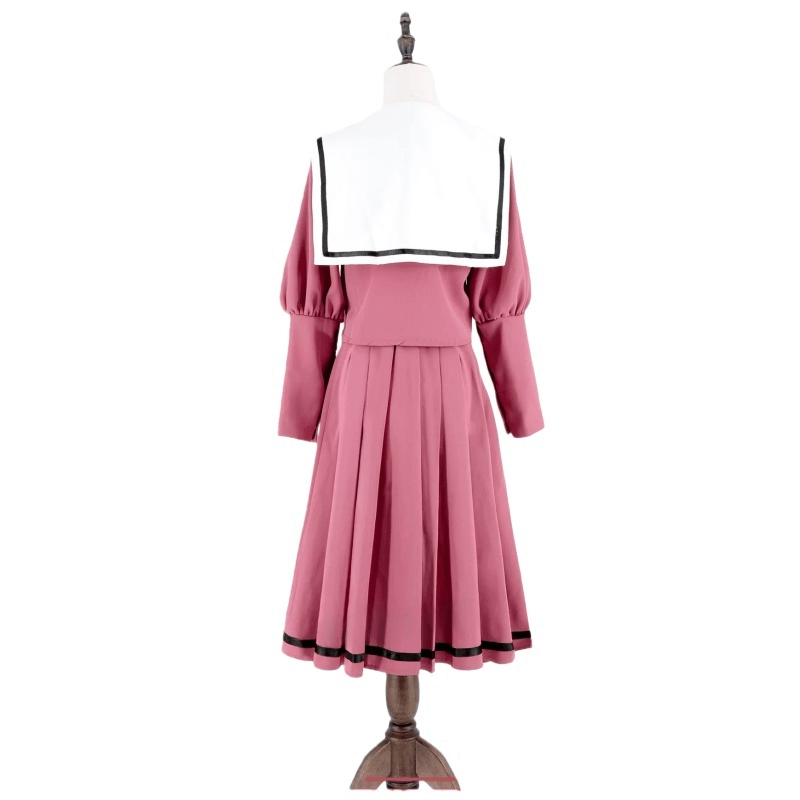 L - email Wig The Fragrant Flower Blooms With Dignity Kaoruko Waguri Cosplay Costume And Wig Full Set - lemailwigs