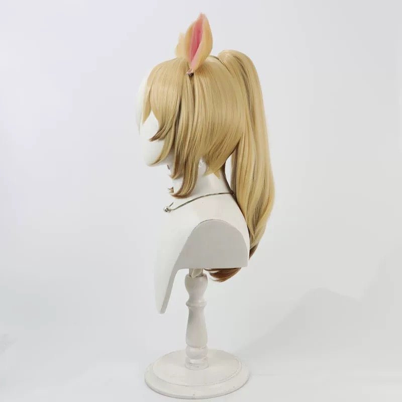 L - email Wig Umamusume: Pretty Derby Durandal Ears And Tail Halloween Cosplay Wig - lemailwigs