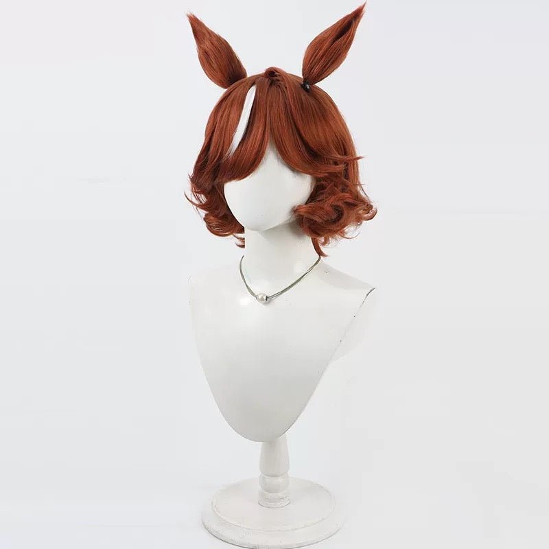 L - email Wig Umamusume: Pretty Derby Haiseiko Ears And Tail Halloween Cosplay Wig - lemailwigs