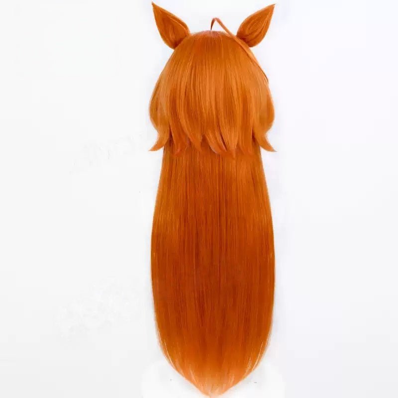 L - email Wig Umamusume: Pretty Derby Orfevre 80cm Ears And Tail Cosplay Wig - lemailwigs