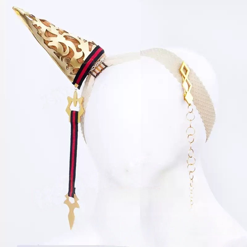 L - email Wig Umamusume: Pretty Derby Orfevre 80cm Ears And Tail Cosplay Wig - lemailwigs