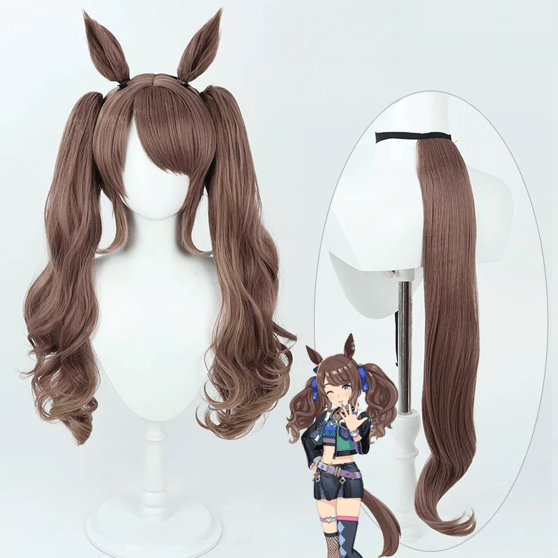 L - email Wig Umamusume: Pretty Derby Tosen Jordan 75cm Halloween Cosplay Wig - lemailwigs