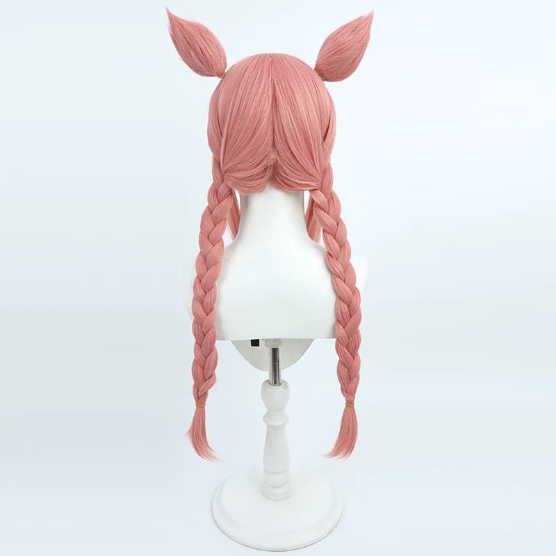 L - email Wig Umamusume:Pretty Derby Agnes Digital 65cm Cosplay Wig Ears And Tail - lemailwigs