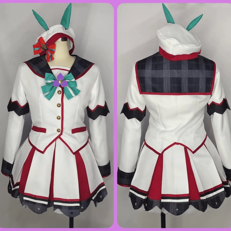 L - email Wig Umamusume:Pretty Derby Hokko Tarumae Cosplay Costume - lemailwigs