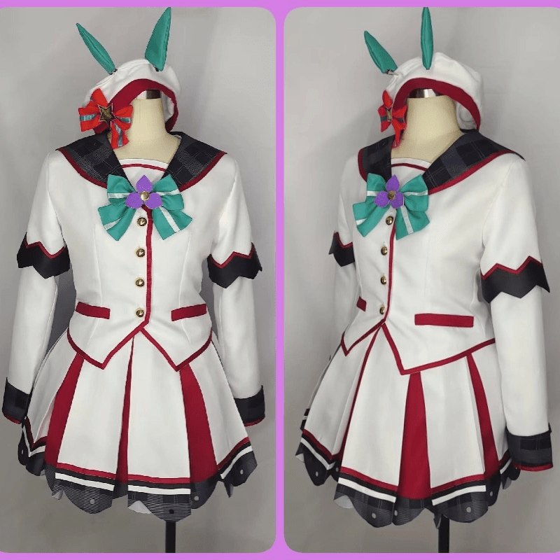 L - email Wig Umamusume:Pretty Derby Hokko Tarumae Cosplay Costume - lemailwigs