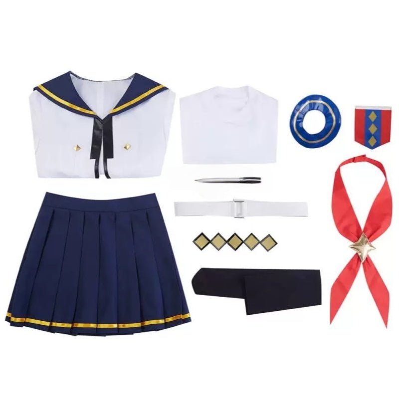 L - email Wig Umamusume:Pretty Derby Oguri Cap Halloween Cosplay Costume And Wig Full Set - lemailwigs