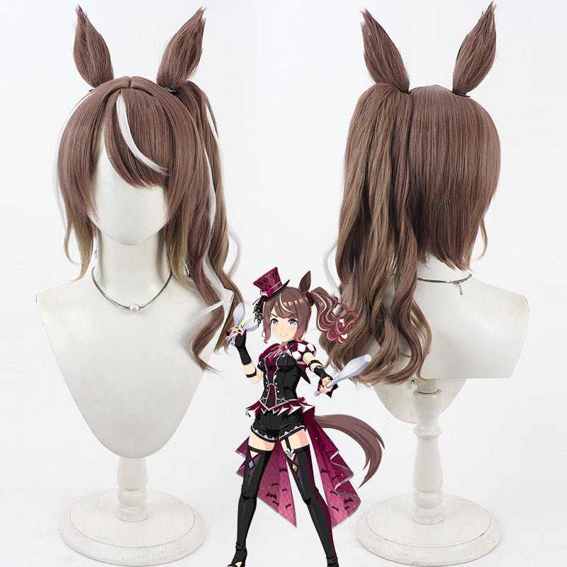 L - email Wig Umamusume:Pretty Derby Tosen Jordan Cosplay Wig Tail - lemailwigs