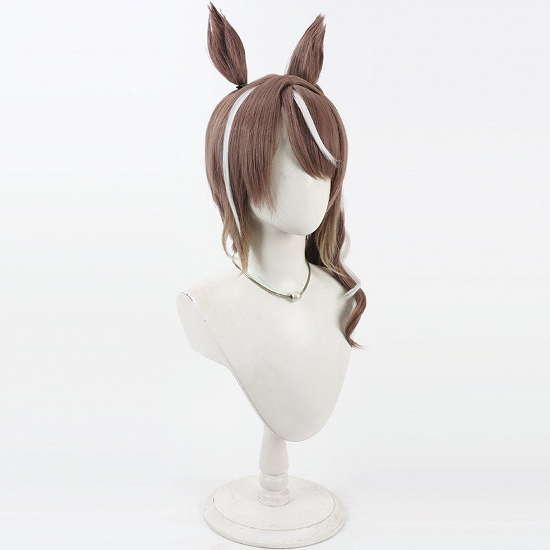 L - email Wig Umamusume:Pretty Derby Tosen Jordan Cosplay Wig Tail - lemailwigs