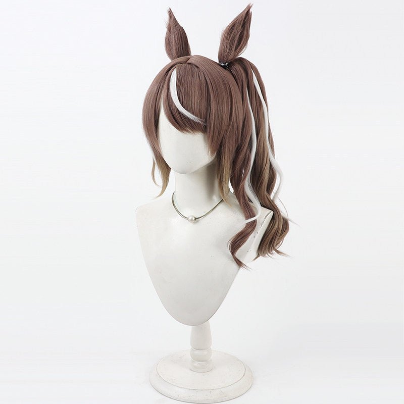 L - email Wig Umamusume:Pretty Derby Tosen Jordan Cosplay Wig Tail - lemailwigs
