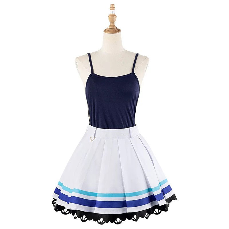 L - email Wig Umamusume:Pretty Derby Vivlos Racing Outfit Cosplay Costume - lemailwigs
