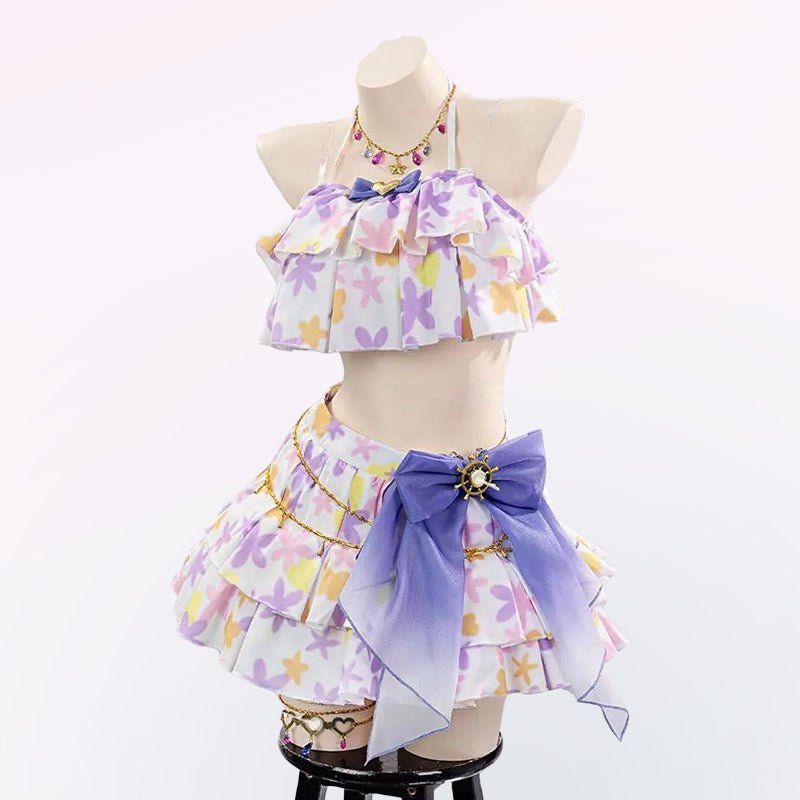 L - email Wig Umamusume:Pretty Derby Vivlos Swimsuit Cosplay Costume - lemailwigs