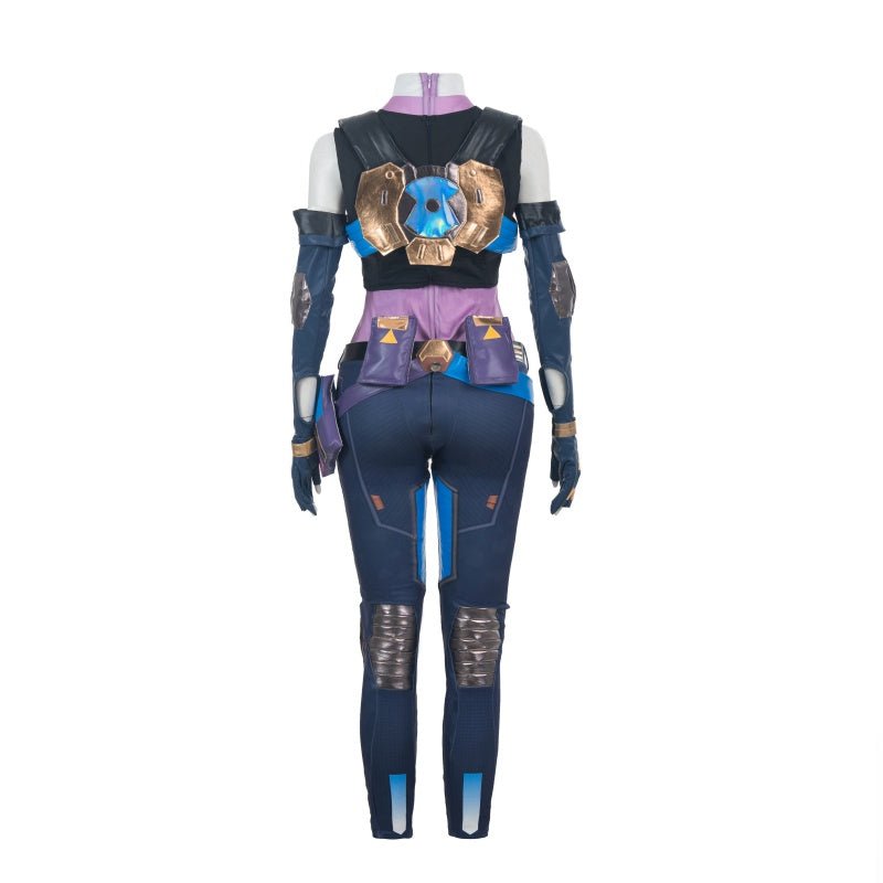 L - email Wig Valorant Neon Cosplay Costume - lemailwigs