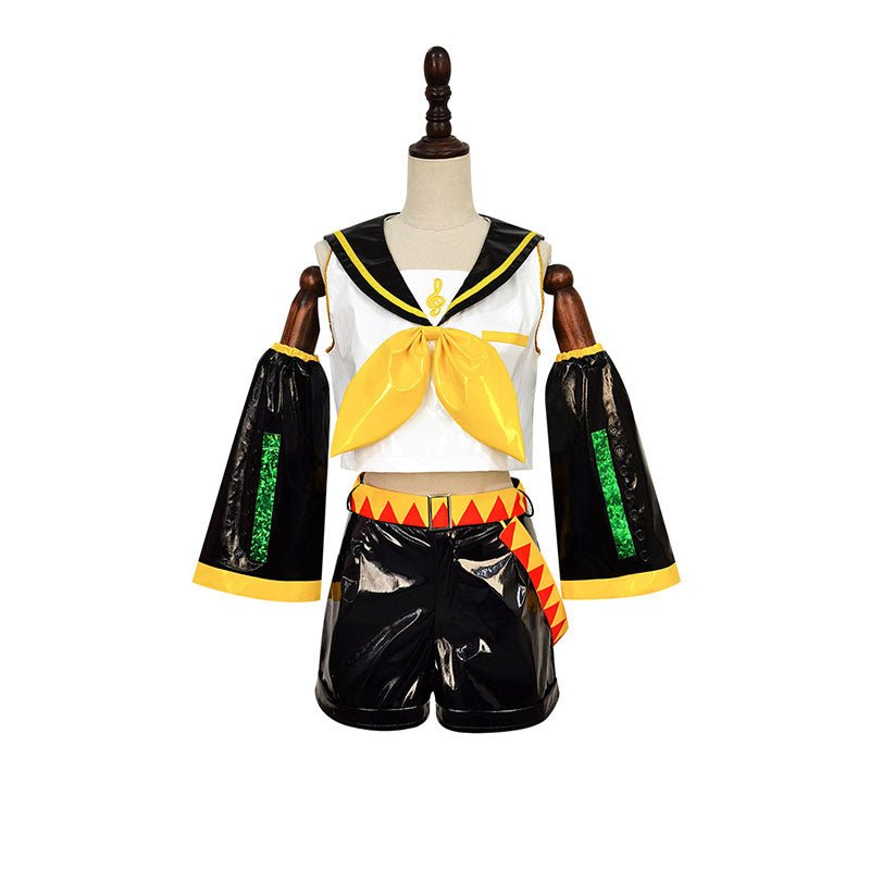 L - email Wig Vocaloid Kagamine Rin Cosplay Costume And Wig Kit - lemailwigs