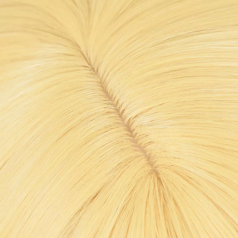 L - email Wig Vocaloid Kagamine Rin/Len Gold Yellow 32cm Halloween Cosplay Wig - lemailwigs