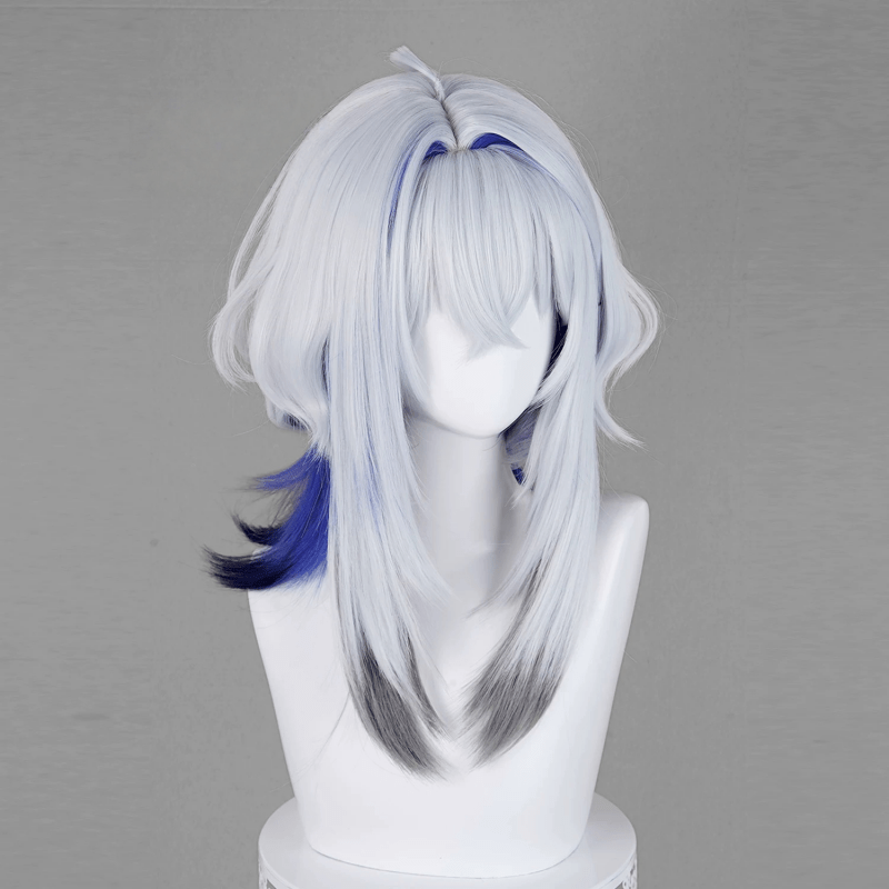 L - email Wig Wuthering Waves Galbrena Color Mixing 48cm Halloween Cosplay Wig - lemailwigs