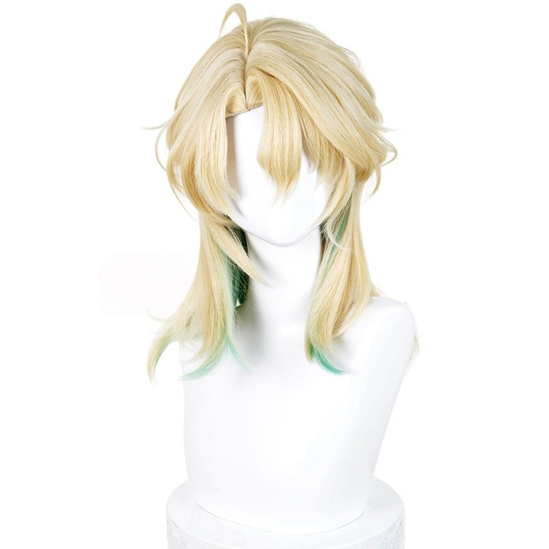L - email Wig Wuthering Waves Luuk Herssen 45cm Color mixing Cosplay Wig - lemailwigs