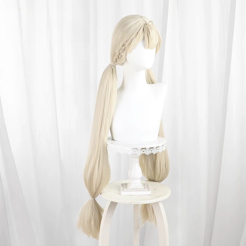 L - email Wig Zenless Zone Zero Alice Thymefield 100cm Long Halloween Cosplay Wig - lemailwigs