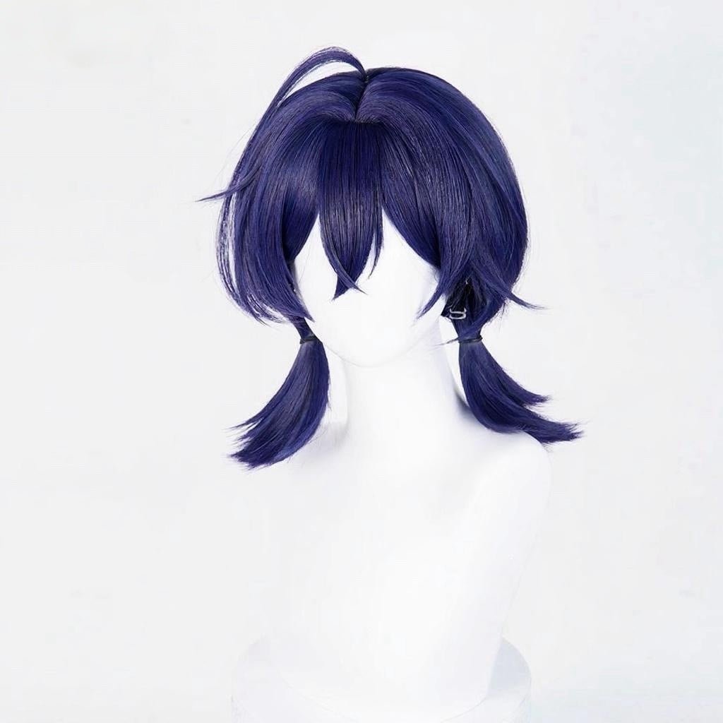 L - email Wig Zenless Zone Zero Belle Blue Cosplay Wig - lemailwigs