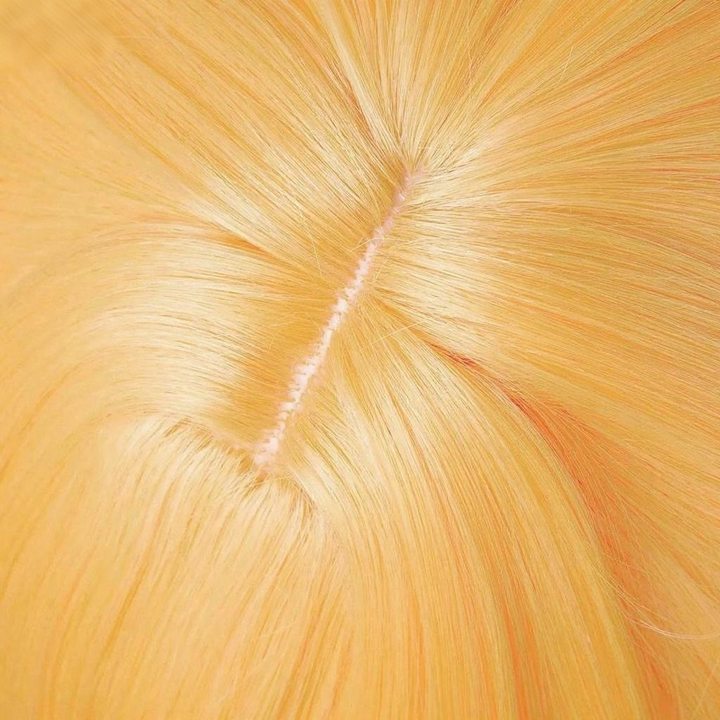 L - email Wig Zenless Zone Zero Ju Fufu Orange Cosplay Wig - lemailwigs
