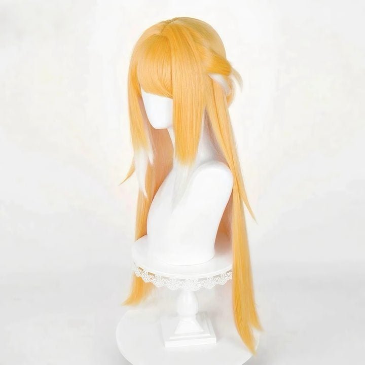 L - email Wig Zenless Zone Zero Ju Fufu Orange Cosplay Wig - lemailwigs