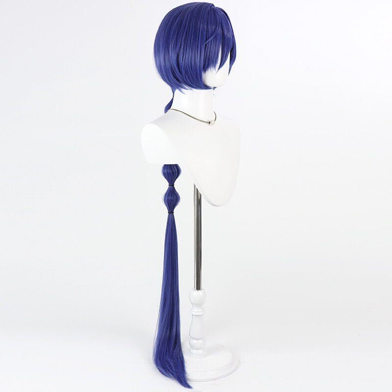 L - email Wig Zenless Zone Zero Promeia Blue Cosplay Wig - lemailwigs