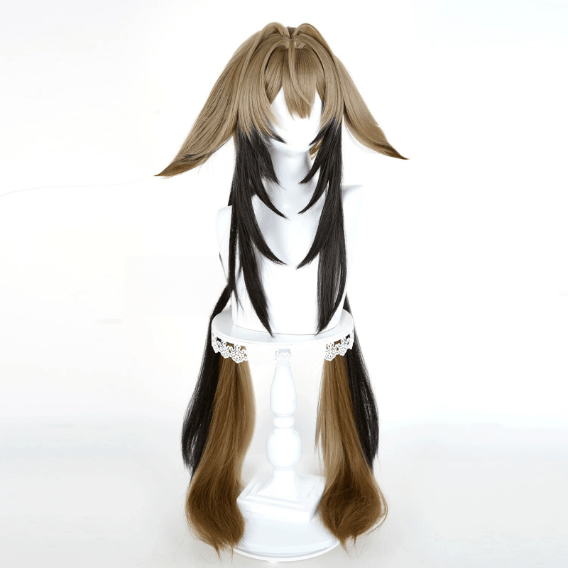 L - email Wig Zenless Zone Zero Ye Shunguang Mixed Colors Long Cosplay Wig - lemailwigs