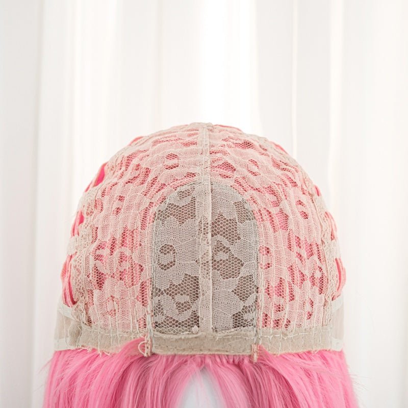 L-email Wig League of Legends Prestige Perfume Golden Spatula Gem Ahri Cosplay Costume Wig