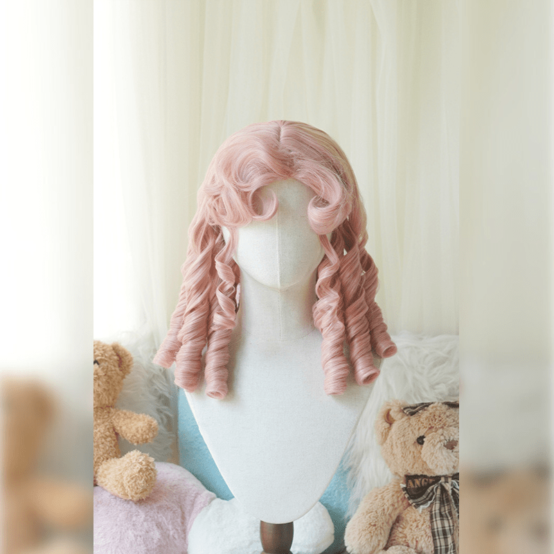 Lemailwig 5 Colors Short Roman Curl Vintage Lolita Wigs - lemailwigs