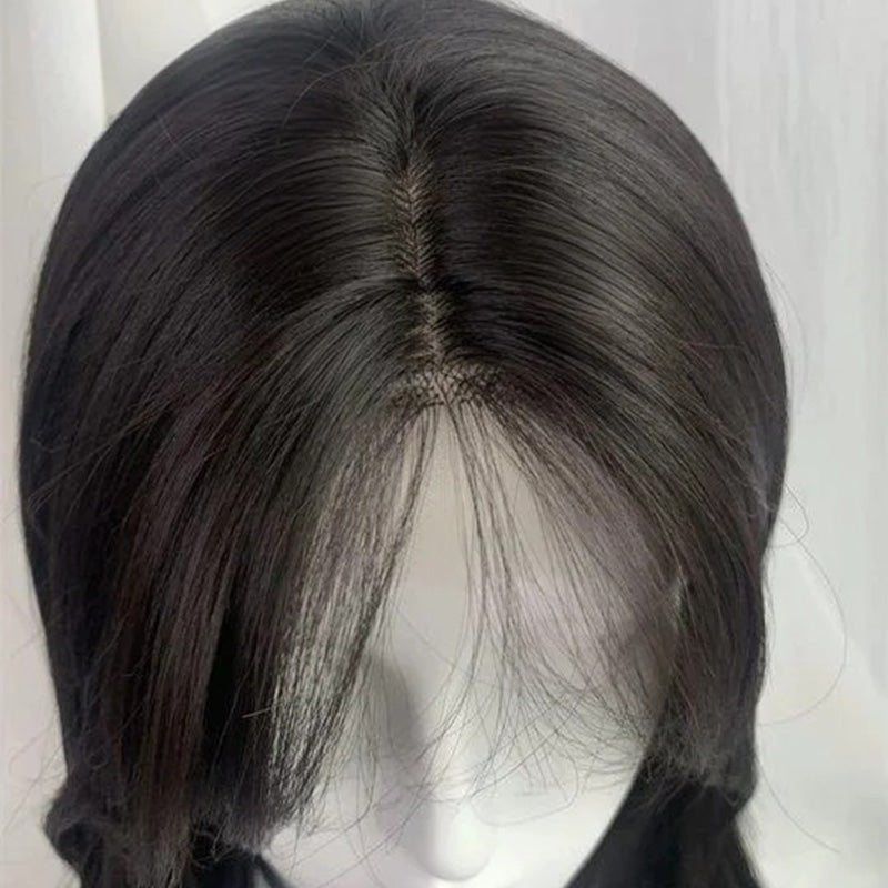 Lemailwig Black Straight Long Front Lace 55cm Wig - lemailwigs