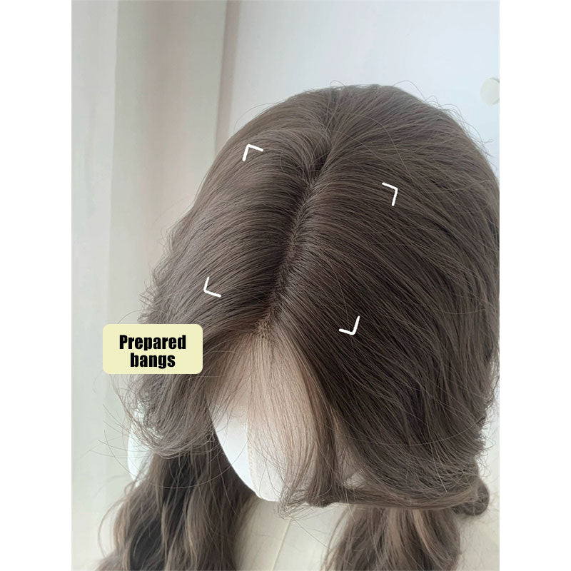 Lemailwig Deep Brown Long Curly Front Lace Wig - lemailwigs