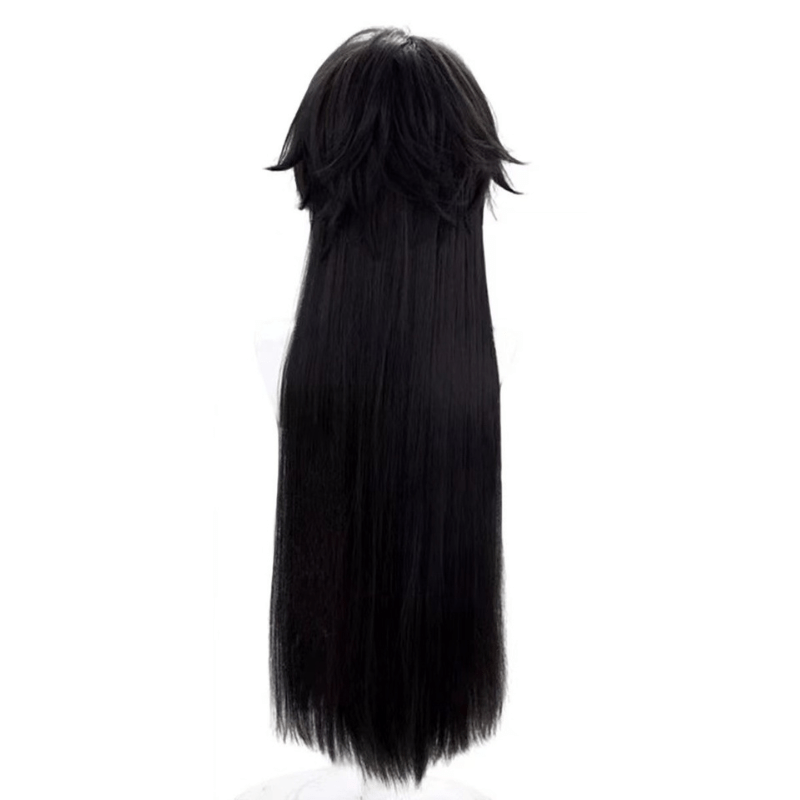 Lemailwig Genshin Impact Capitano Black Cosplay Wig - lemailwigs