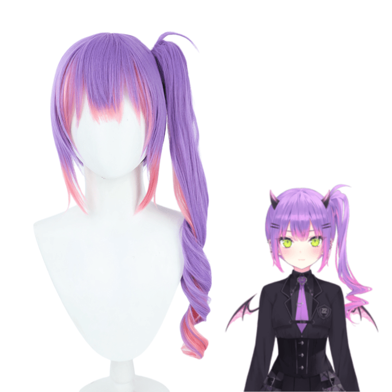 Lemailwig Hololive Vtuber Tokoyami Towa Cosplay Wigs - lemailwigs