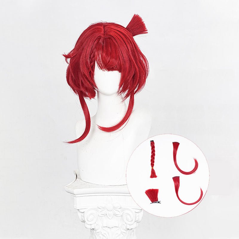 Lemailwig Honkai Star Rail Tribbie Red Cosplay Wig - lemailwigs