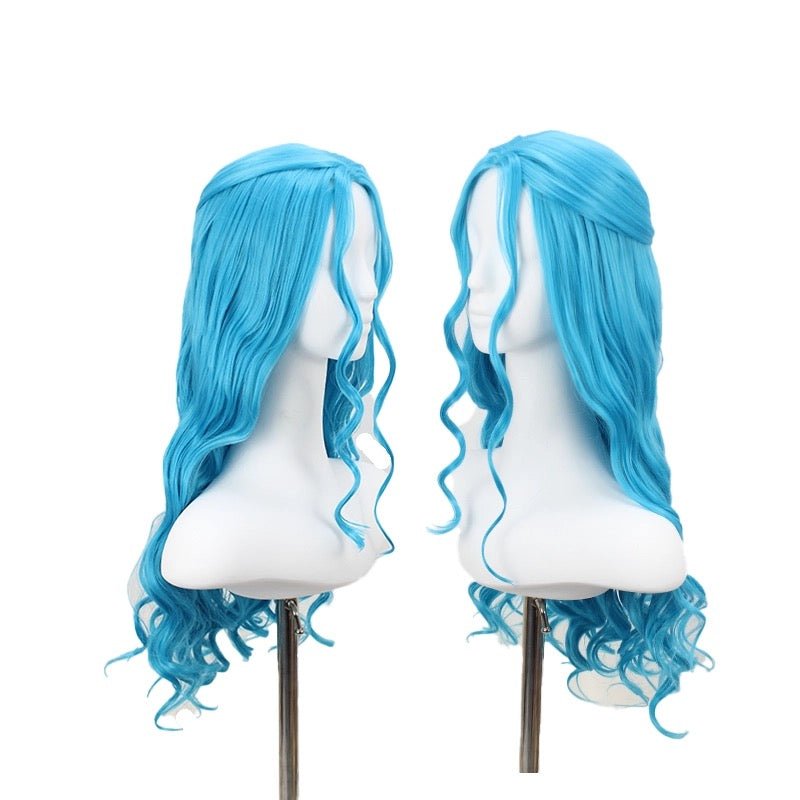 Lemailwig One Piece Nefertari Vivi Blue Long Cosplay Wig - lemailwigs
