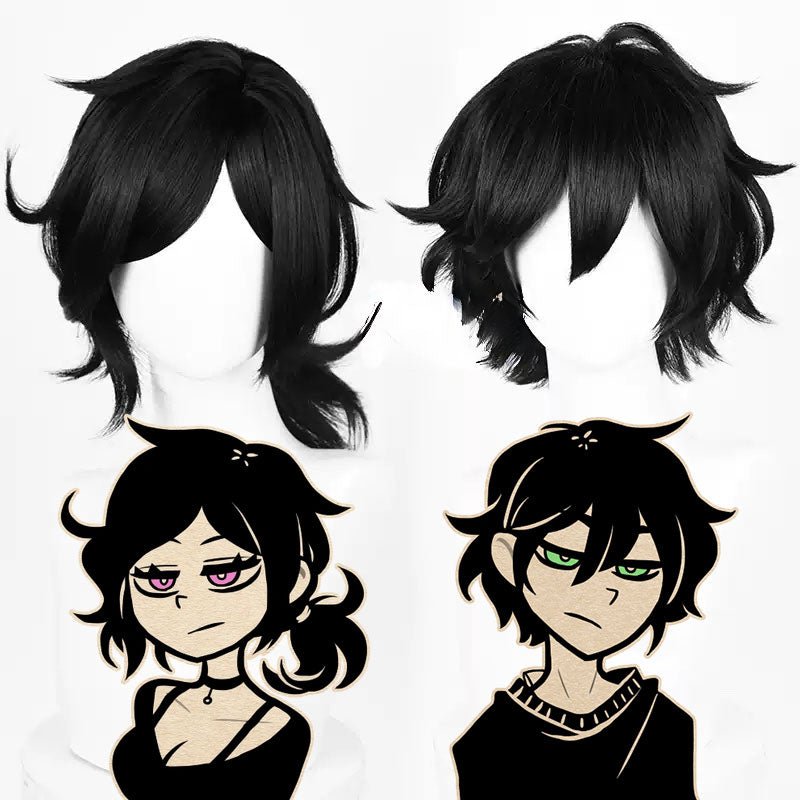 Lemailwig The Coffin of Andy and Leyley Black Cosplay Wigs - lemailwigs
