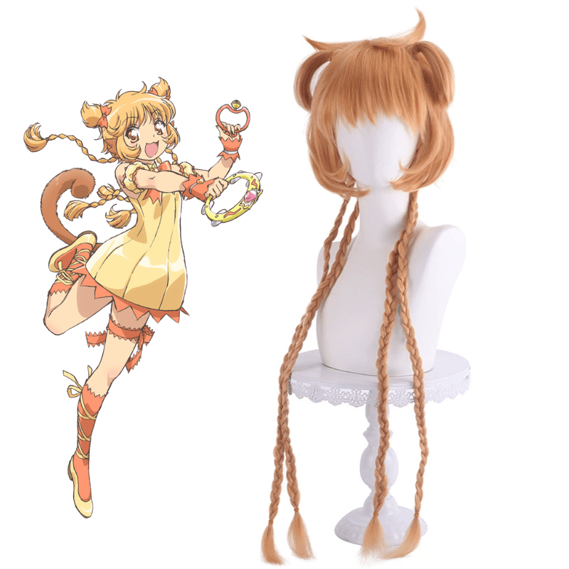 Lemailwig Tokyo Mew Mew Bu - Ling Huang Cosplay Wig - lemailwigs