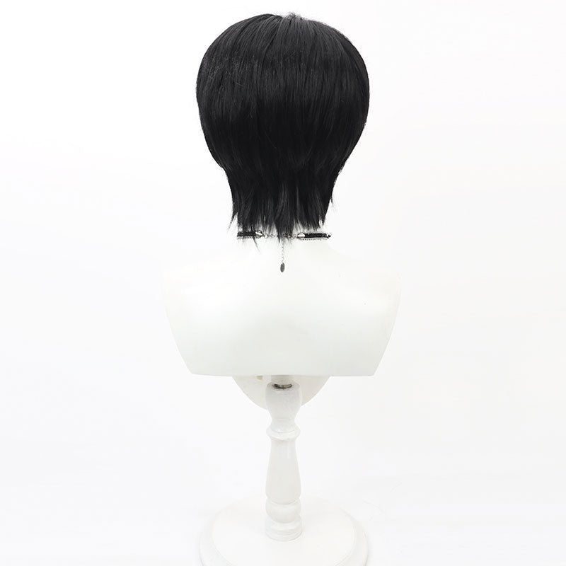 Library of Ruina Roland Black Short Cosplay Wig - lemailwigs