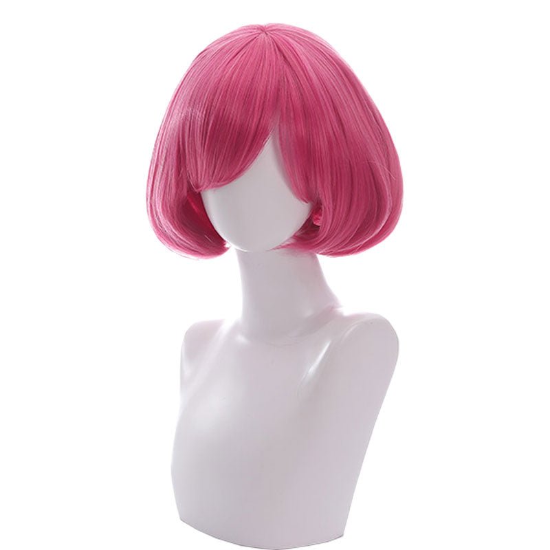 LOL Cafe Cutie Annie Short Pink BoBo Cosplay Wig - lemailwigs