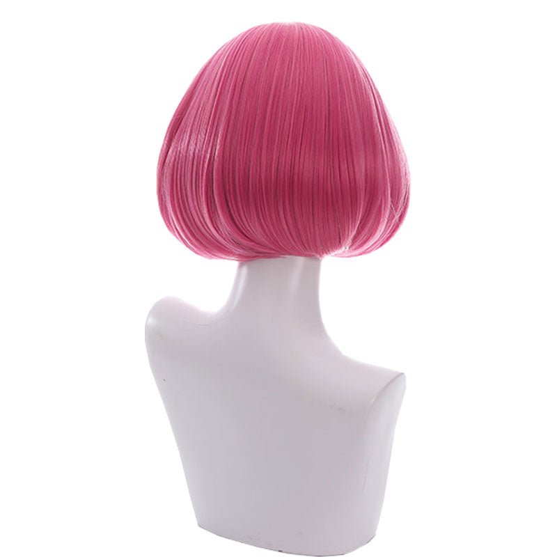 LOL Cafe Cutie Annie Short Pink BoBo Cosplay Wig - lemailwigs
