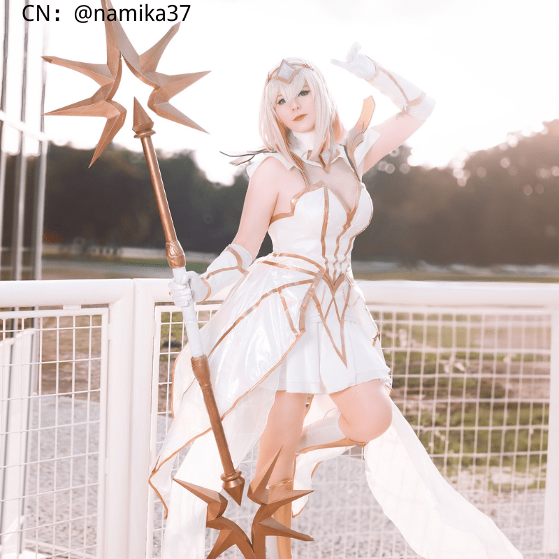 LOL Elementalist Lux Cosplay Wig - lemailwigs