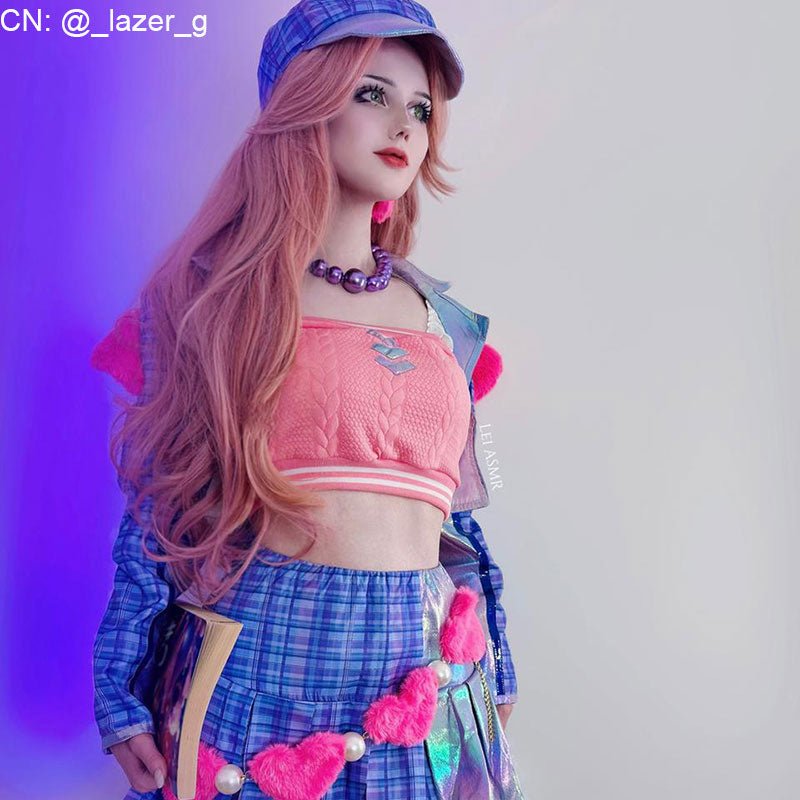 LOL Heartache & Heartthrob Caitlyn Cosplay Wig - lemailwigs