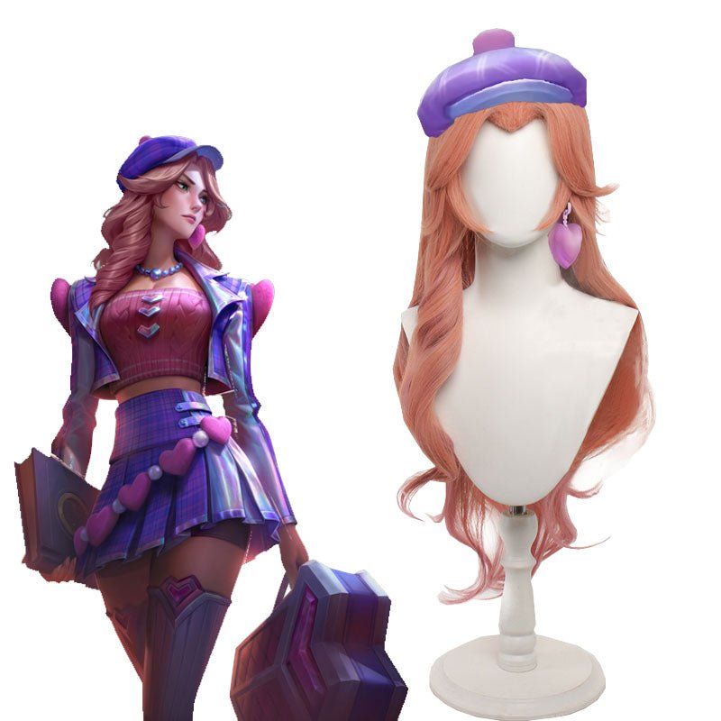 LOL Heartache & Heartthrob Caitlyn Cosplay Wig - lemailwigs
