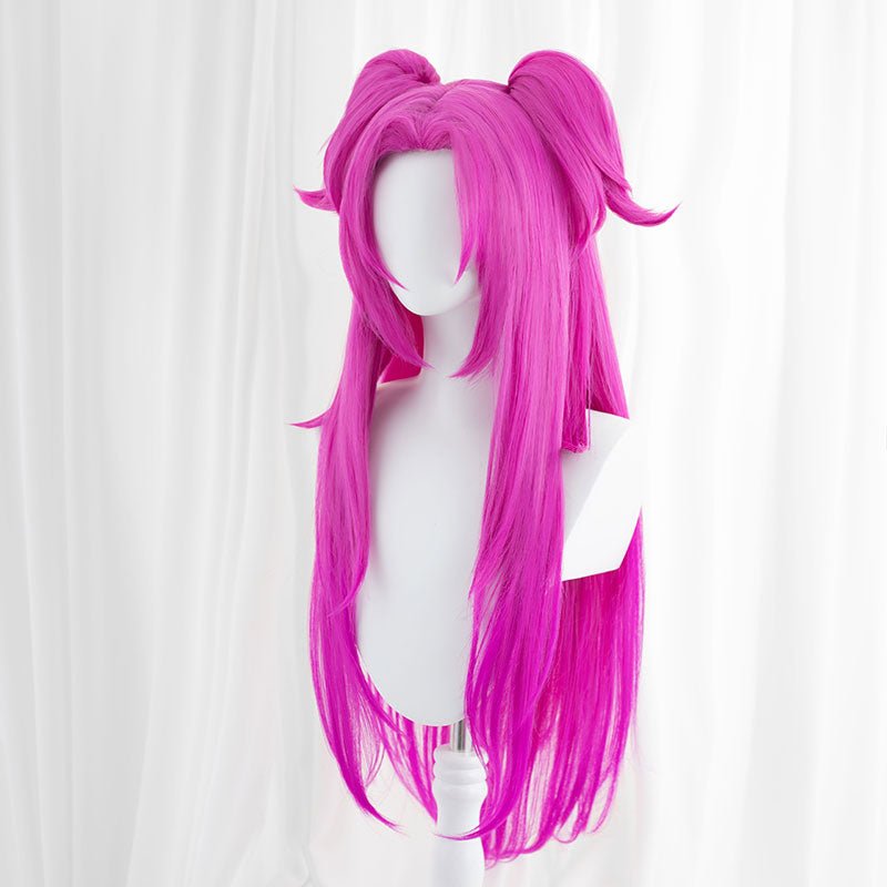 LOL Heartsteel Alune Dark Pink Gradient Purple Cosplay Wig - lemailwigs
