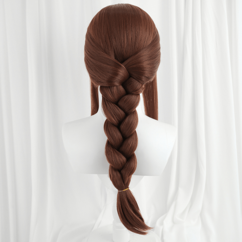 LOL League of Legends Risen Legend Ahri Brown Cosplay Wig - lemailwigs