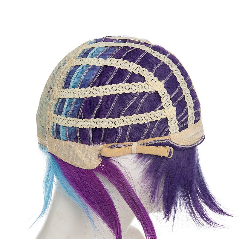 LOL Star Guardian Akali Blue Mixed Purple Cosplay Wigs - lemailwigs