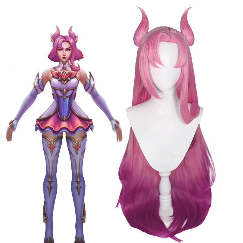 LOL Star Guardian Kai'Sa Gradient Cosplay Wigs - lemailwigs
