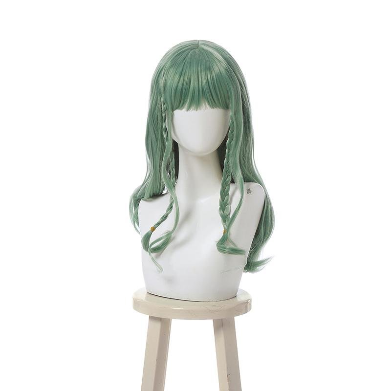 Lolita Mint Green Avocado Color Cute Harajuku Style Long Curly Wig - lemailwigs