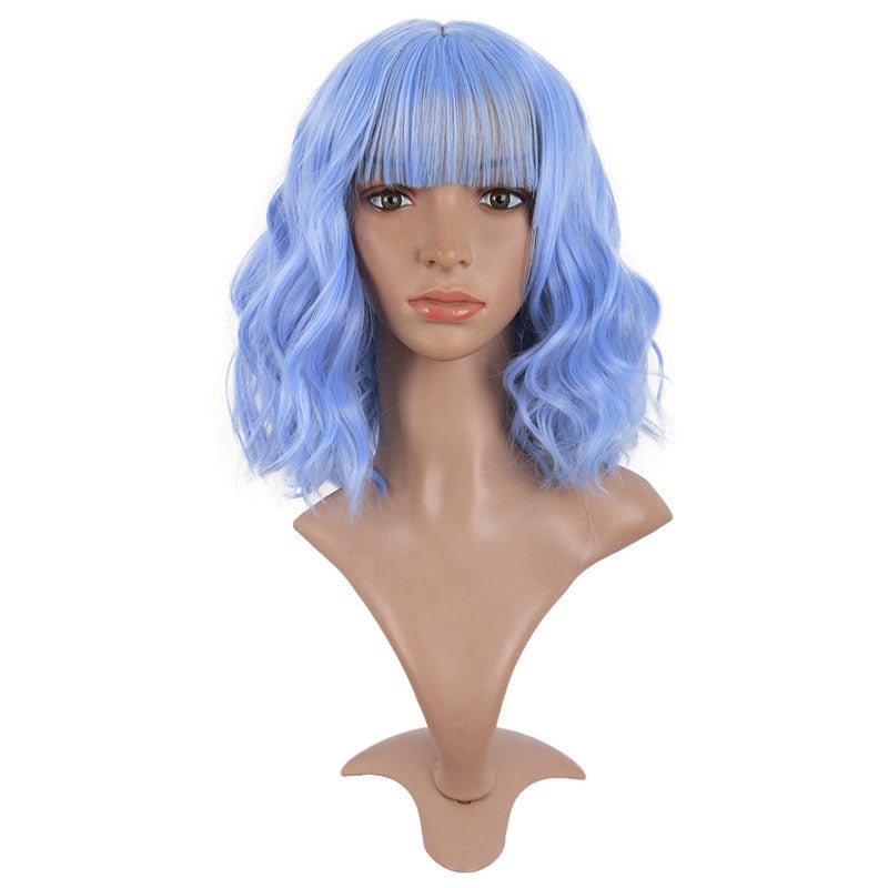 Lolita Multicolor Short Curly Cosplay Wigs - lemailwigs